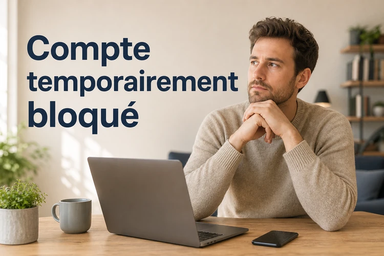 Compte temporairement bloqué